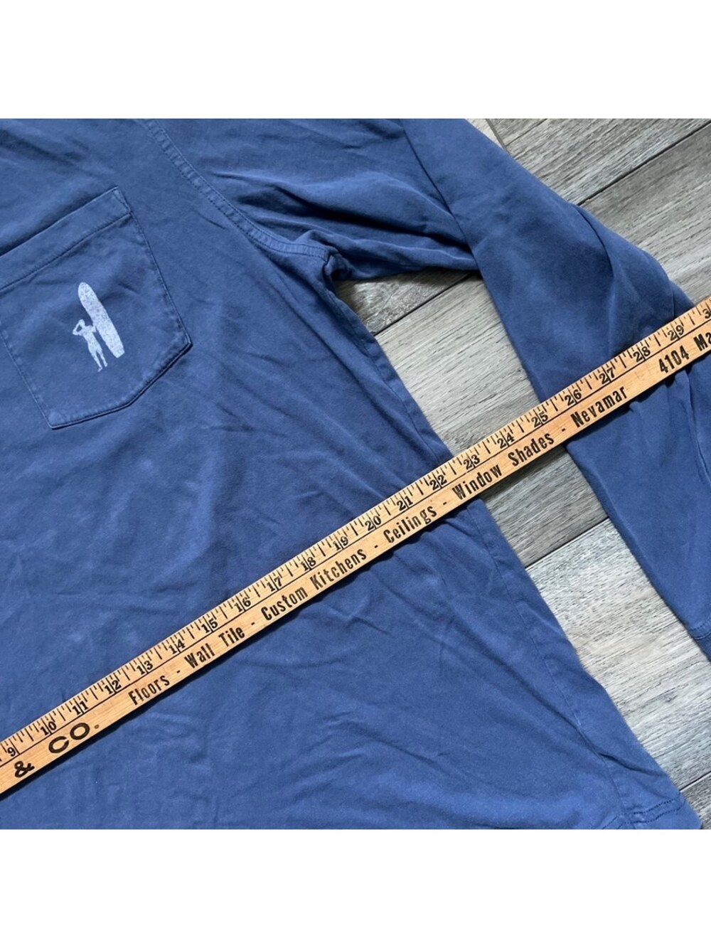 Johnnie-O Men's XL Pullover Hoodie Sweatshirt Navy Pocket Logo Performance Golf - Picture 7 of 8